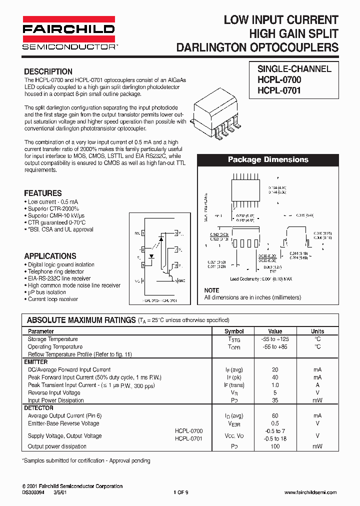 HCPL-0701R1_2373683.PDF Datasheet