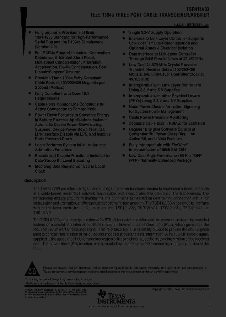 TSB41LV03PFP_2378937.PDF Datasheet