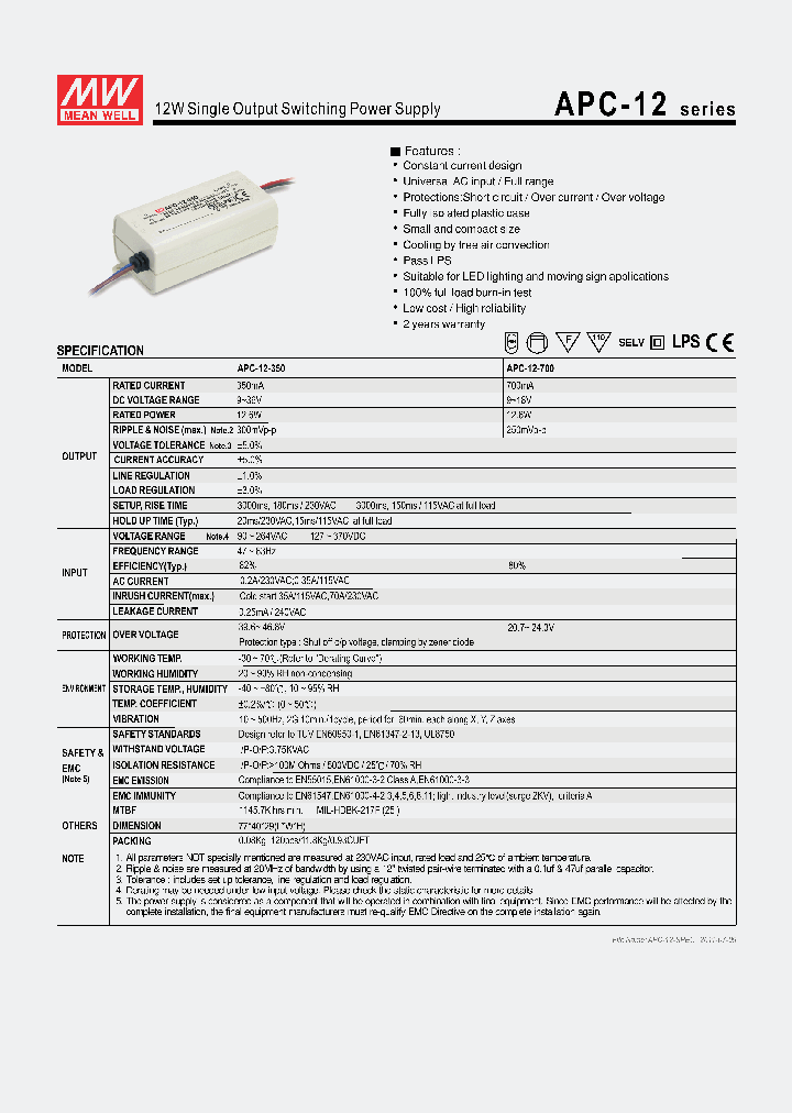 APC-12-700_2379848.PDF Datasheet