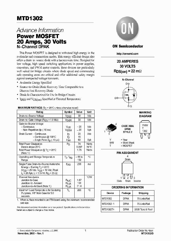 MTD1302-001_2380403.PDF Datasheet