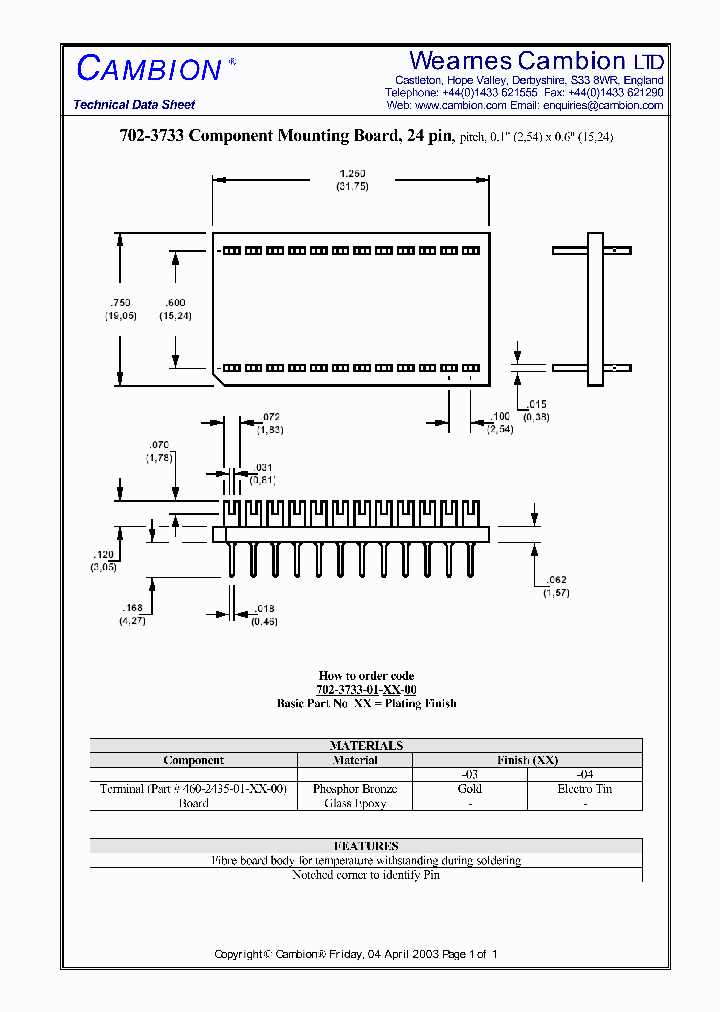 702-3733_2381642.PDF Datasheet