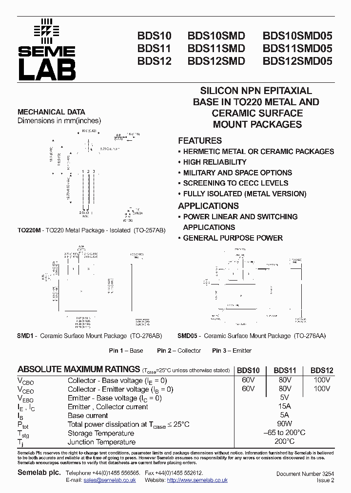 BDS11CECC_2384922.PDF Datasheet