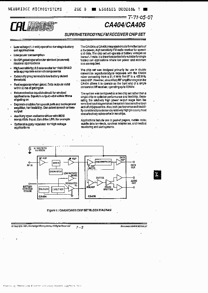 CA404406CHIPSET_2389342.PDF Datasheet