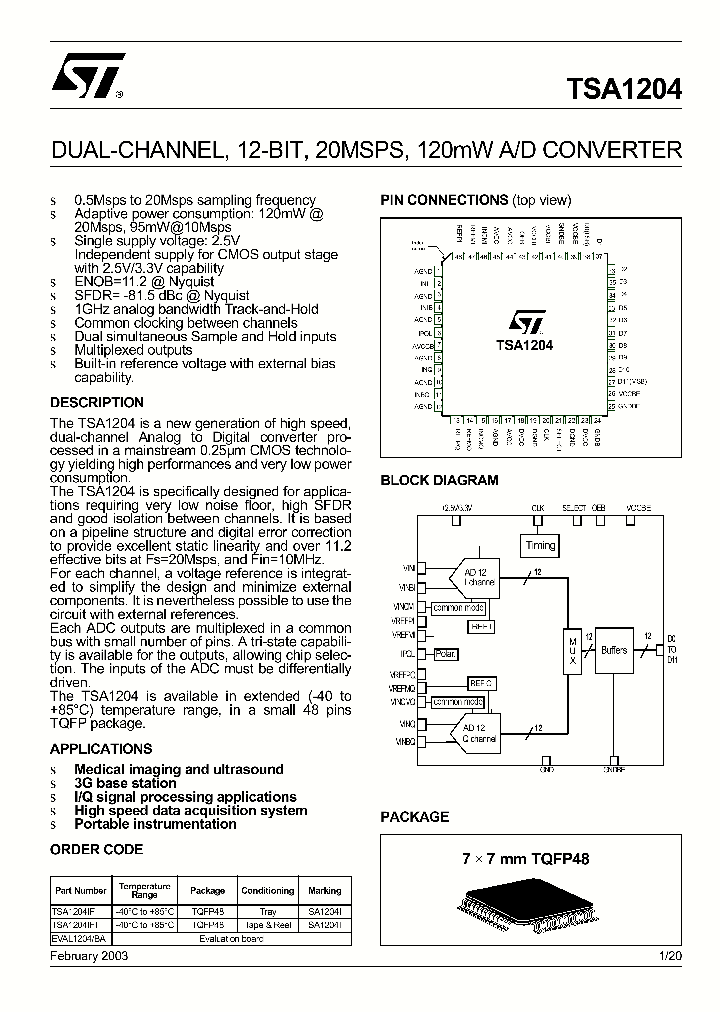 TSA1204IF_2387698.PDF Datasheet