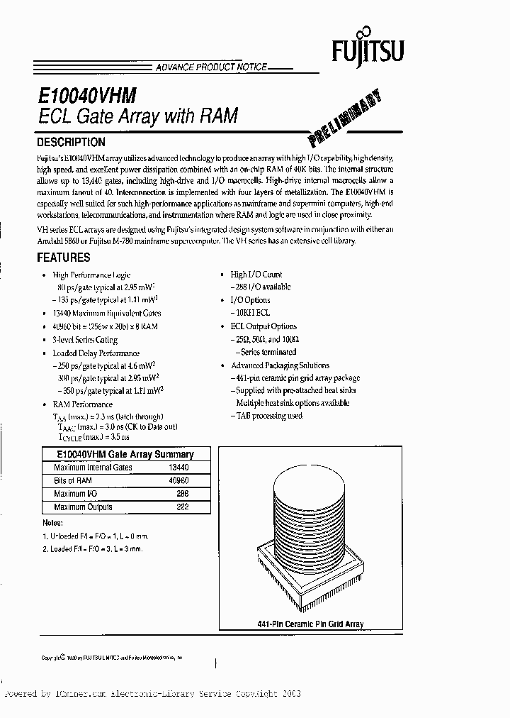 E10040VHM-DIE_2391502.PDF Datasheet