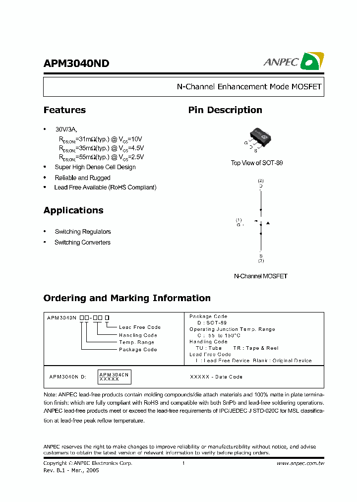 APM3040NDC-TU_2392668.PDF Datasheet