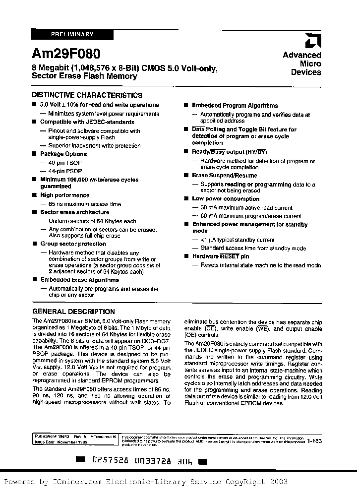 AM29F080-150EEB_2416193.PDF Datasheet