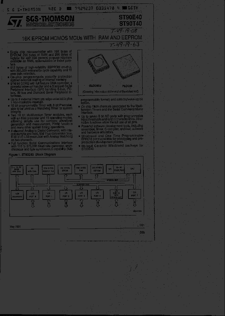 ST90E40L1_2438536.PDF Datasheet