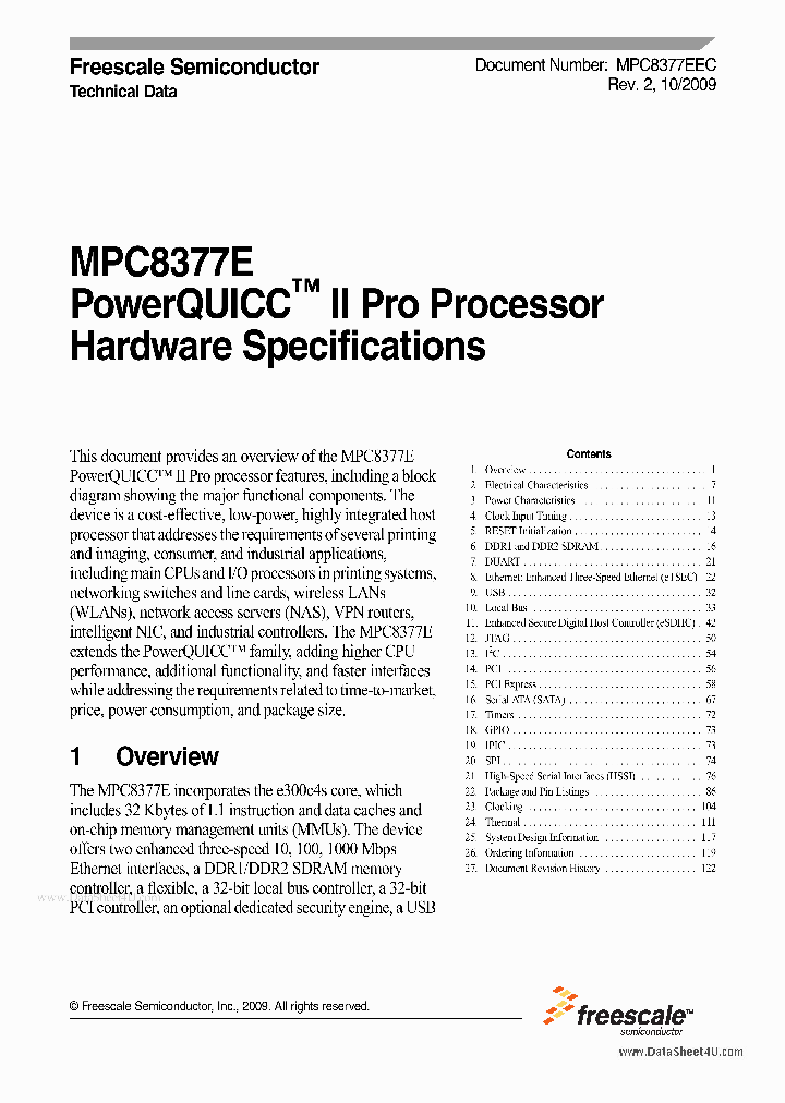 MPC8377E_2449866.PDF Datasheet