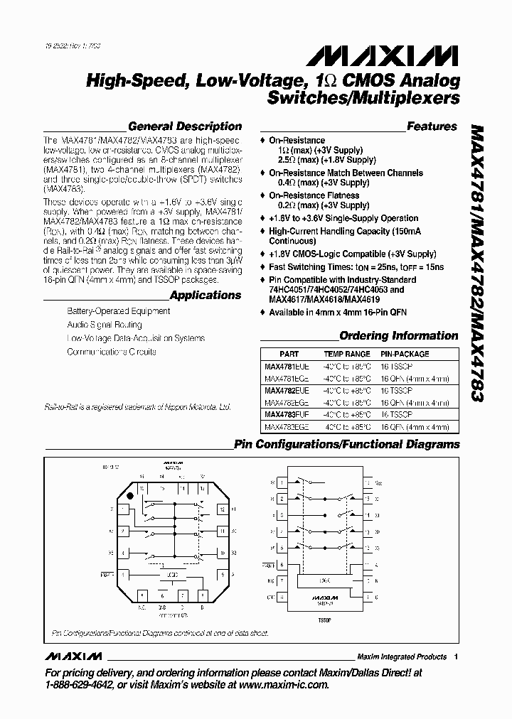 MAX4781_2463206.PDF Datasheet