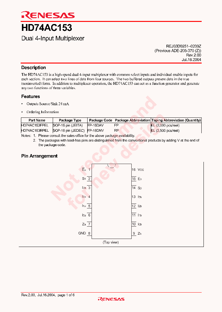 HD74AC153_2474497.PDF Datasheet