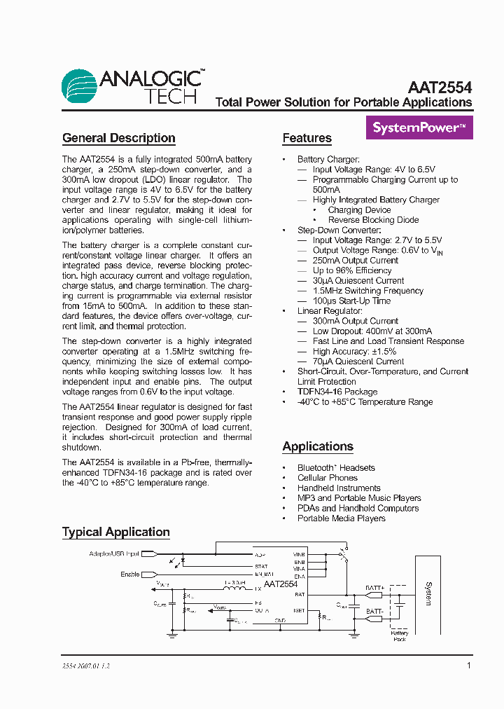 AAT2554IRN-CAT-T1_2475273.PDF Datasheet