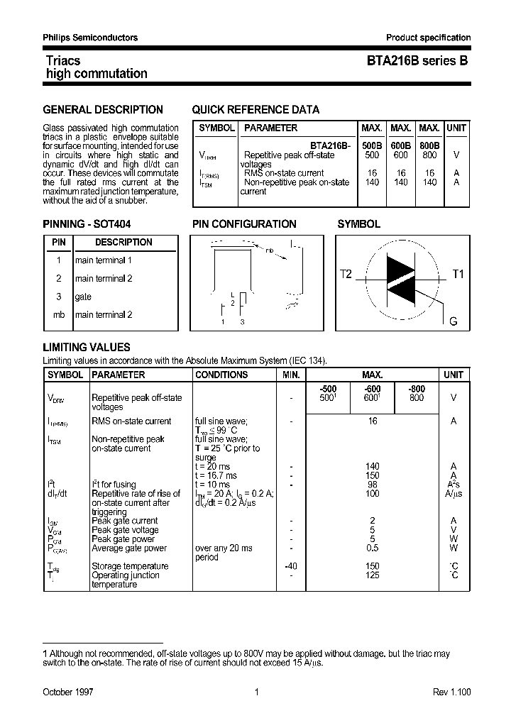 BTA216BSERIESB_2478458.PDF Datasheet