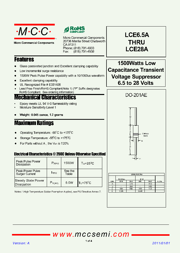 LCE90A_2486301.PDF Datasheet
