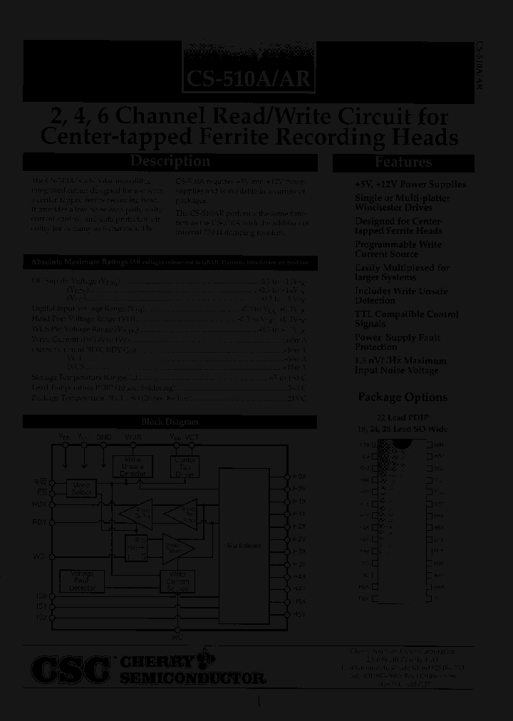 CS-510A-4RDW24_2490118.PDF Datasheet
