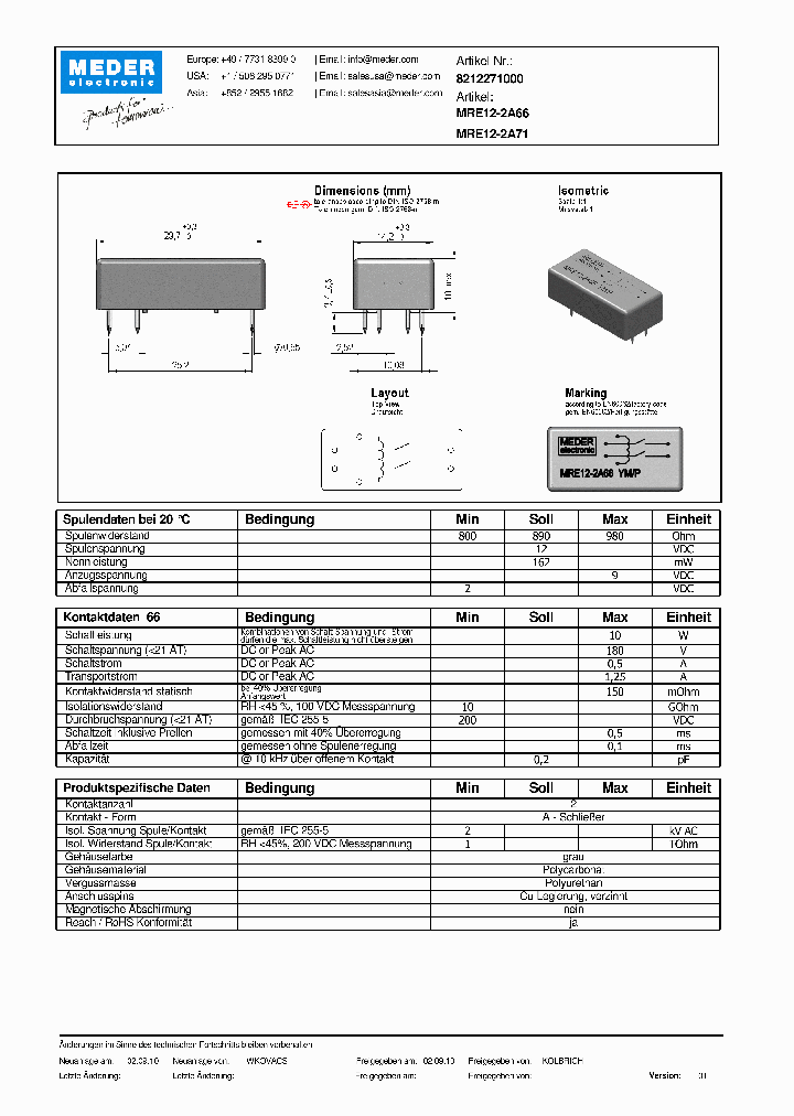 MRE12-2A66DE_2500295.PDF Datasheet