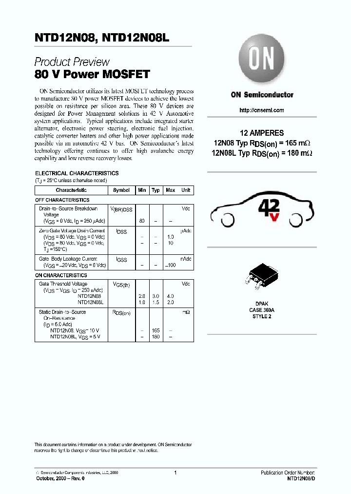 NTD12N08D_2502738.PDF Datasheet