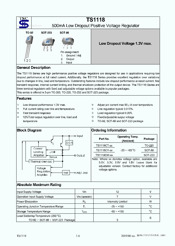 TS1118_2507311.PDF Datasheet