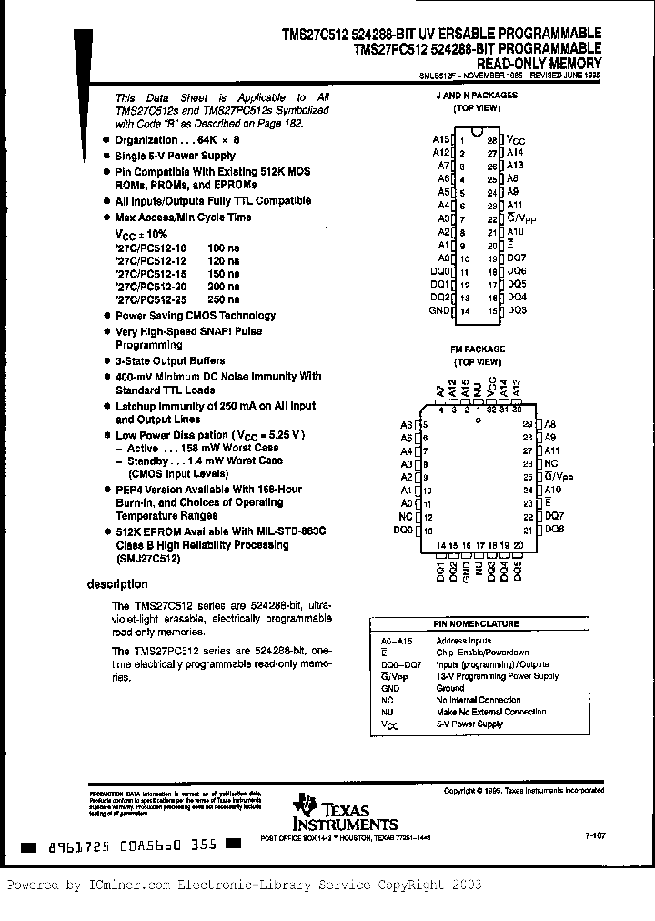 TMS27PC512-12DDE_2504364.PDF Datasheet