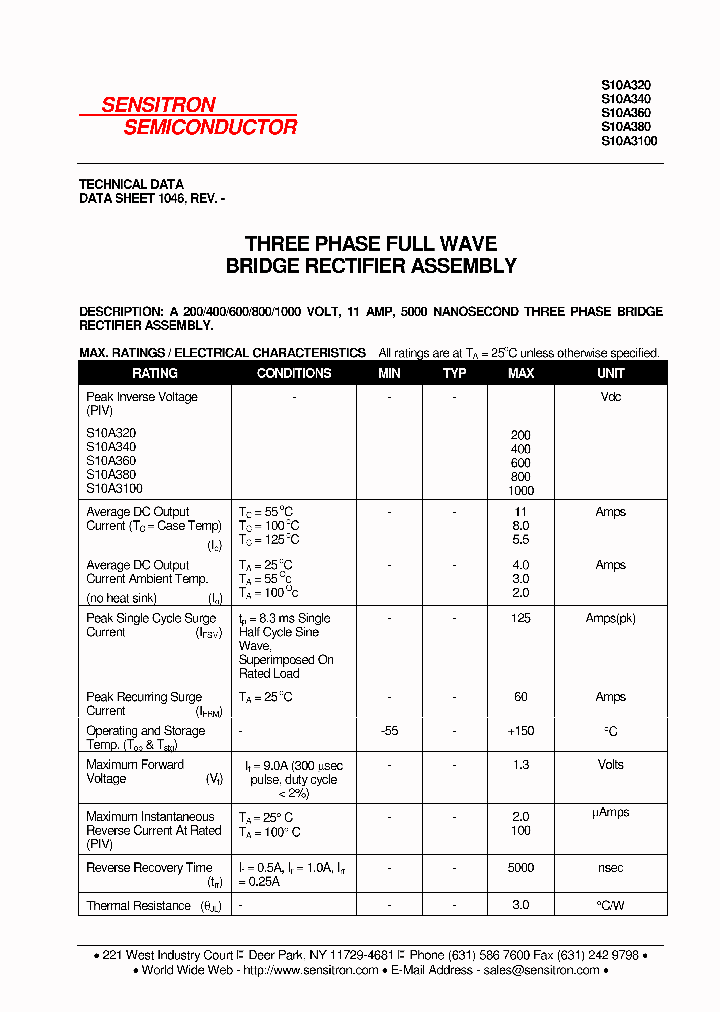 S10A3100_2529518.PDF Datasheet