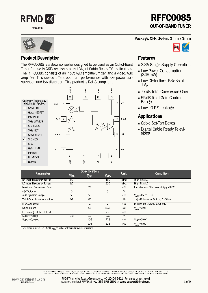 RFFC0085_2536037.PDF Datasheet