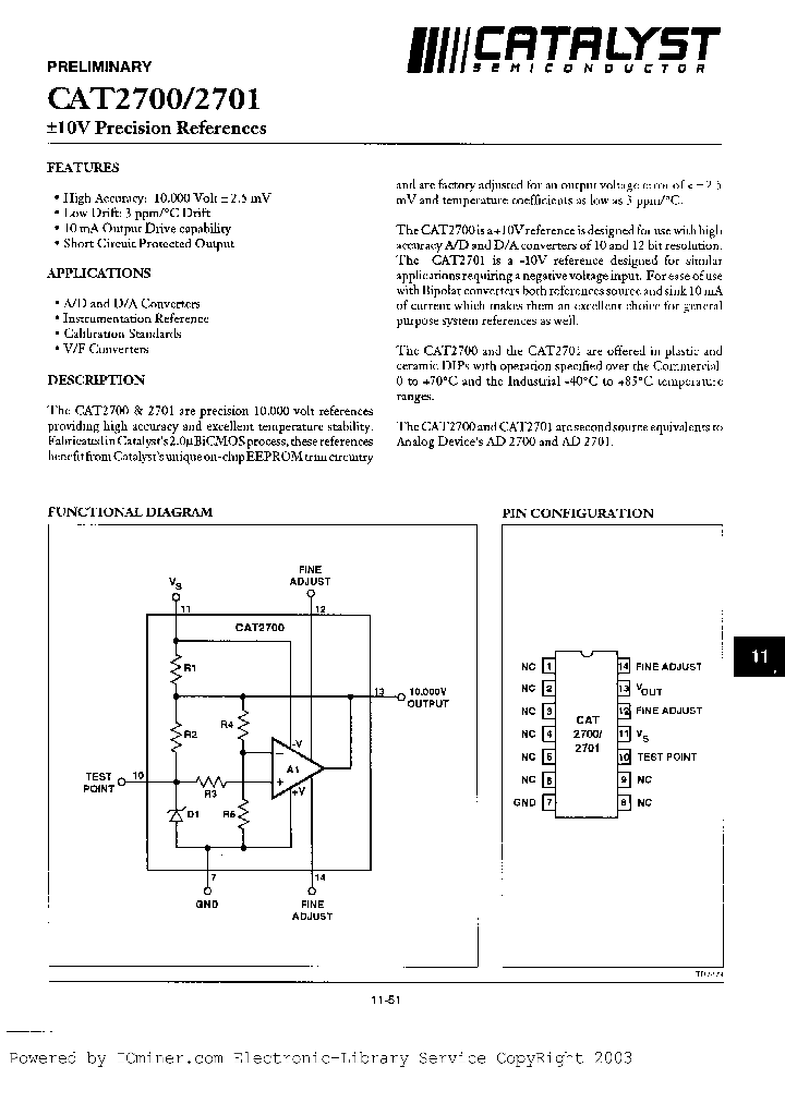 CAT2701API_2546930.PDF Datasheet