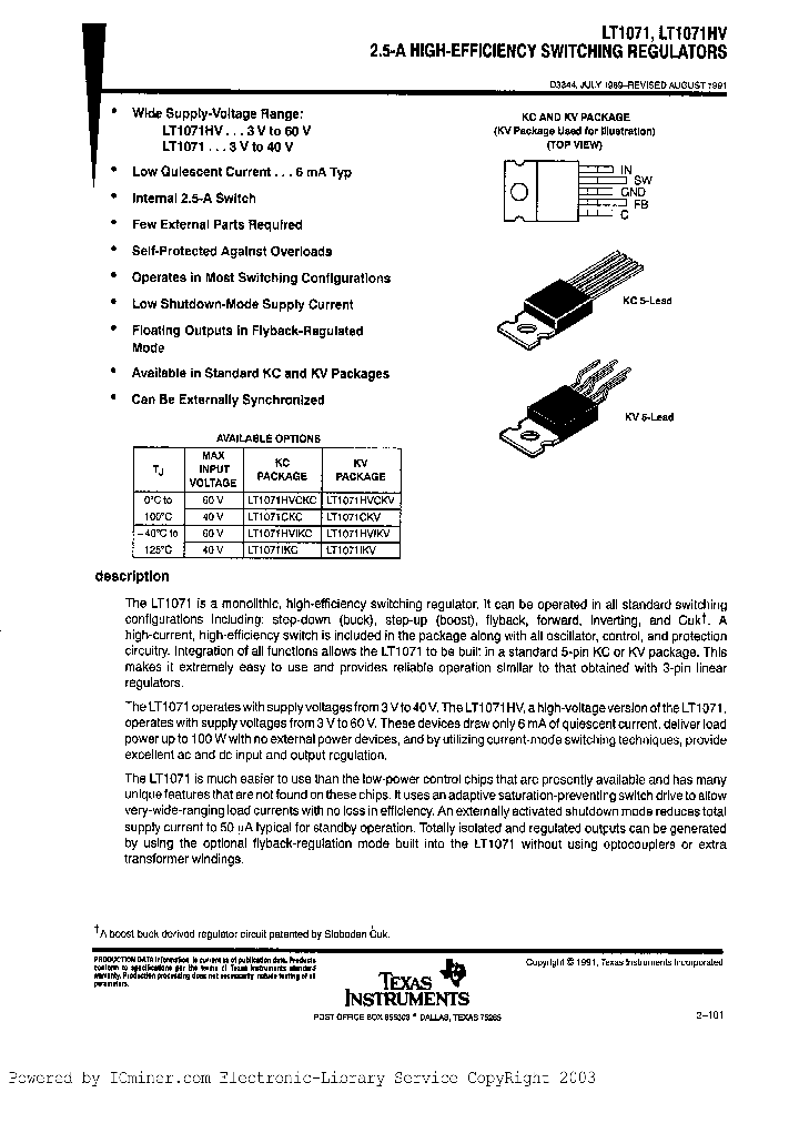 LT1071CKV_2551391.PDF Datasheet