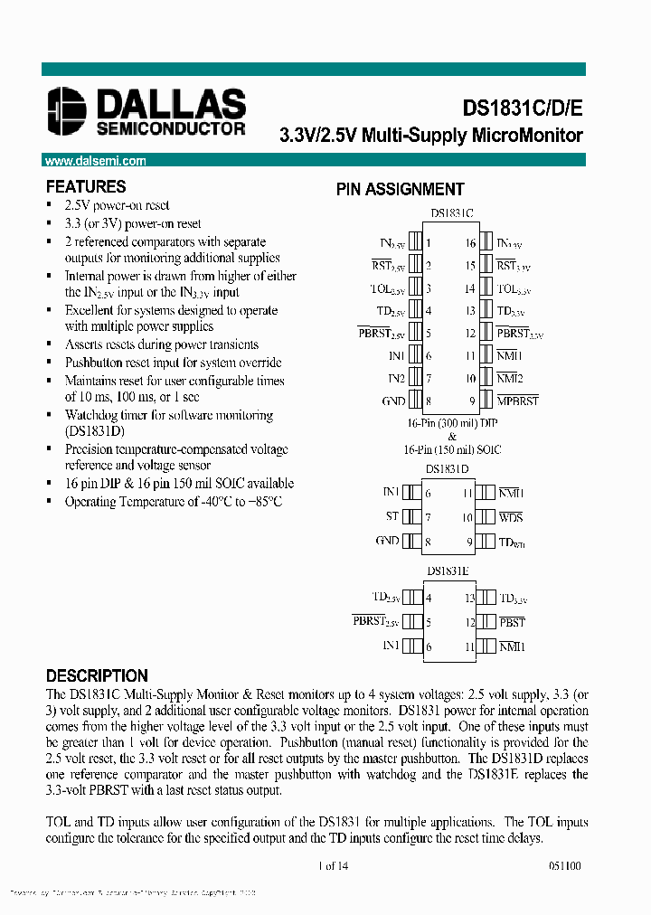 DS1831DSTR_2552990.PDF Datasheet