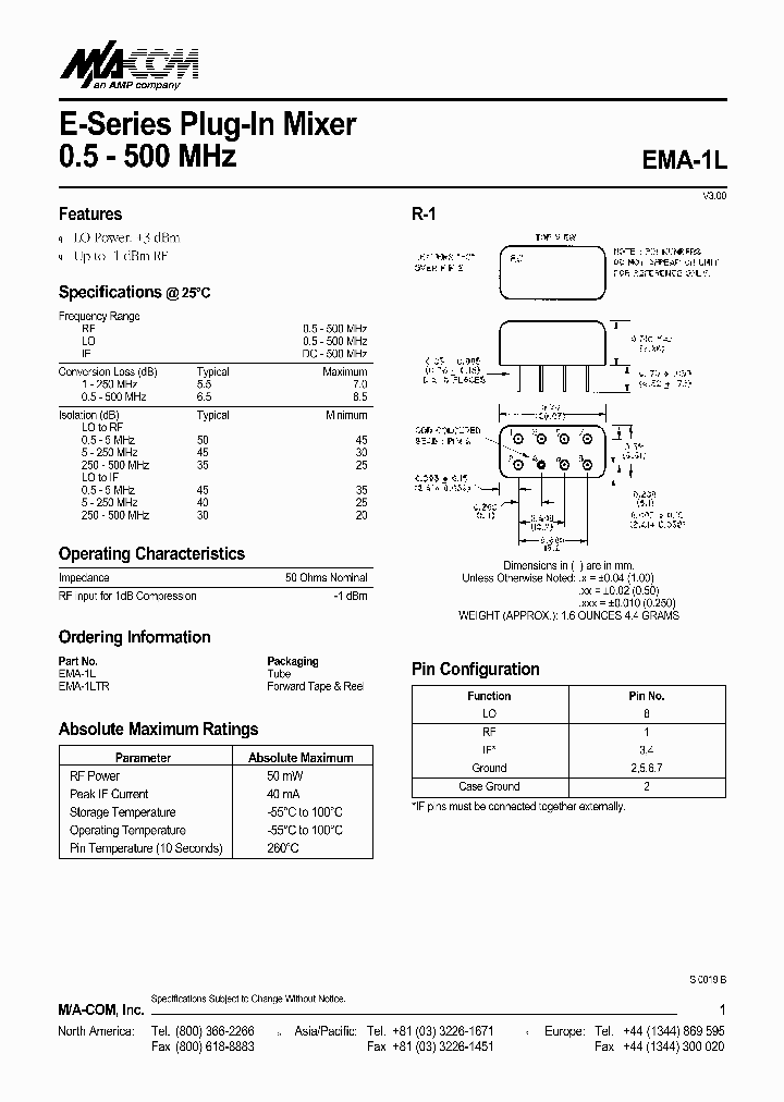 EMA-1L_2559122.PDF Datasheet