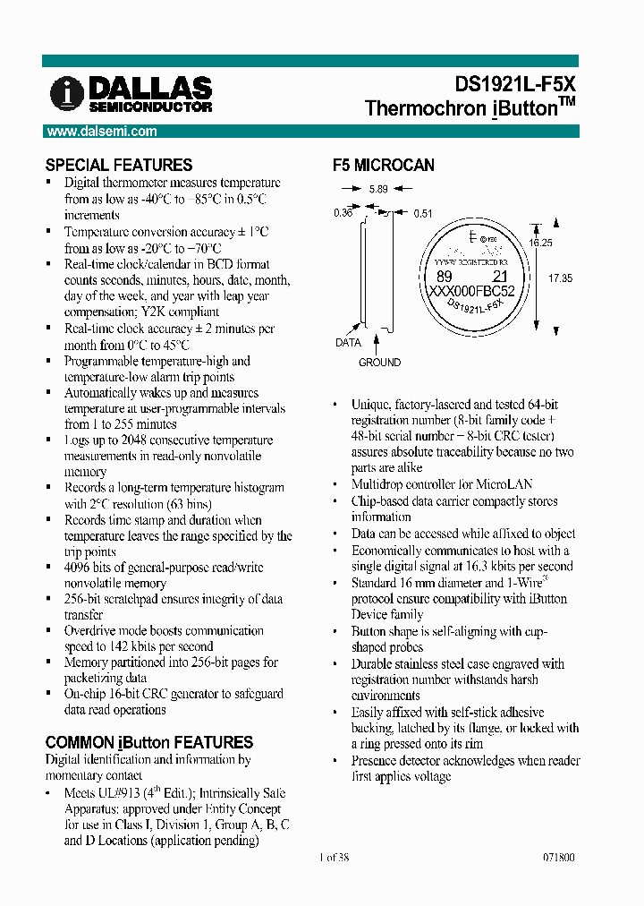 DS1921L-F53_2559302.PDF Datasheet