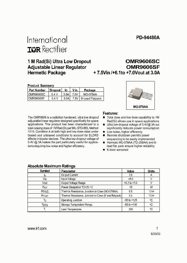OMR9606SC_2563873.PDF Datasheet