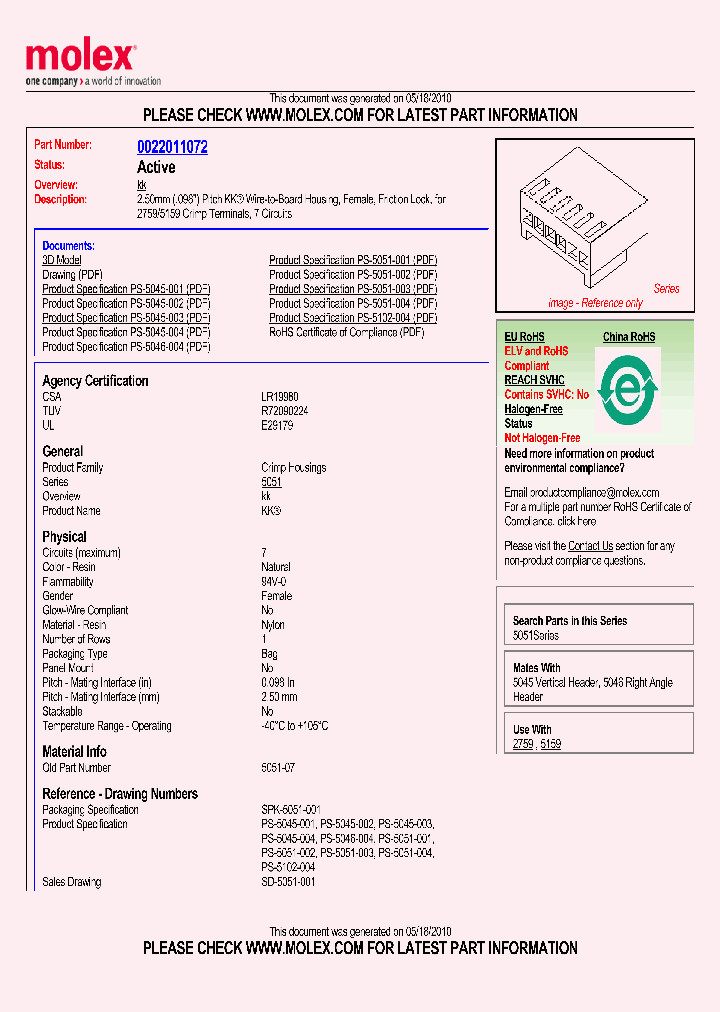 22-01-1072_2568230.PDF Datasheet