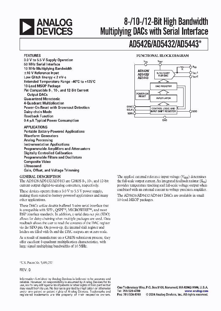 EVAL-AD5426EB_2574648.PDF Datasheet