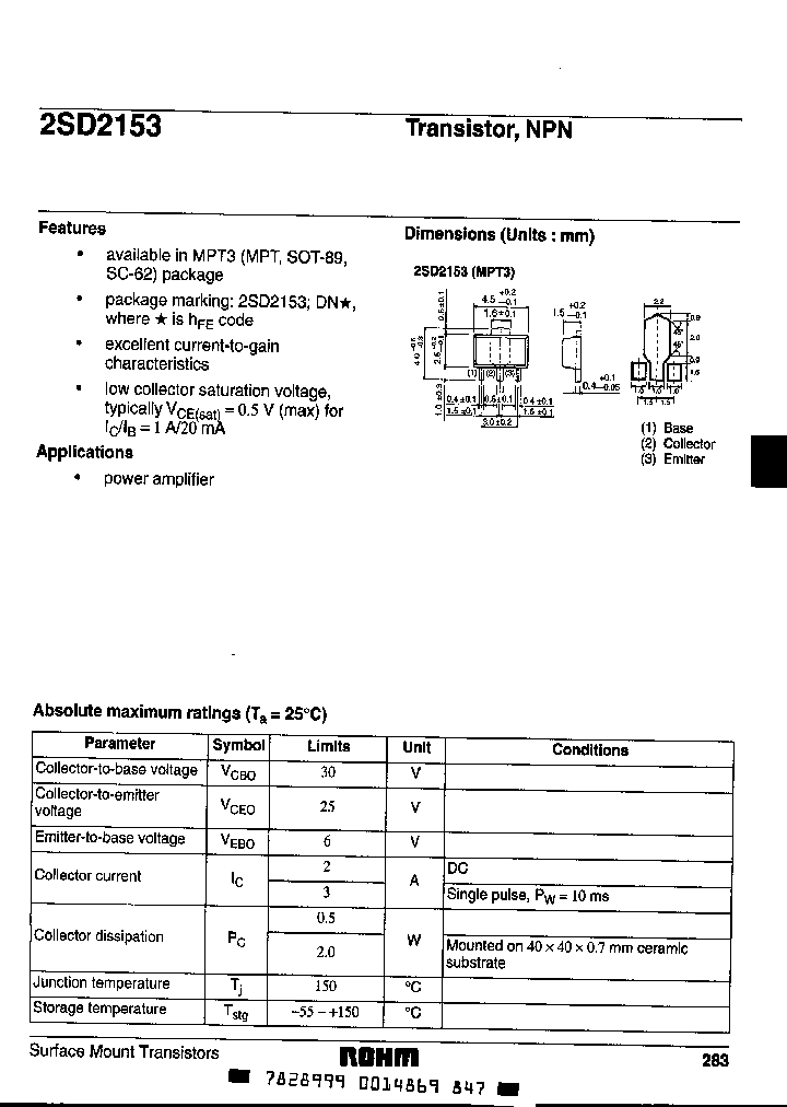 2SD2153W_2572048.PDF Datasheet