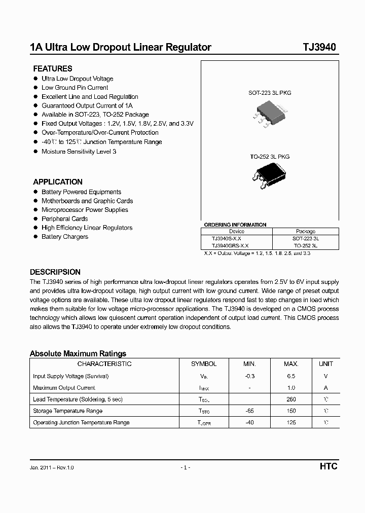 TJ3940S-25V-3L_2582188.PDF Datasheet