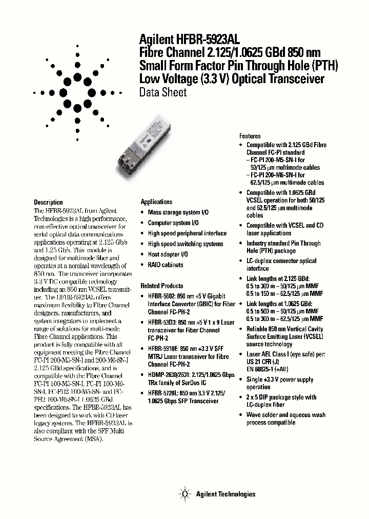HFBR-5923AL_2582229.PDF Datasheet