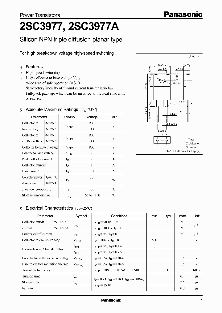 2SC39772SC3977A_2585074.PDF Datasheet