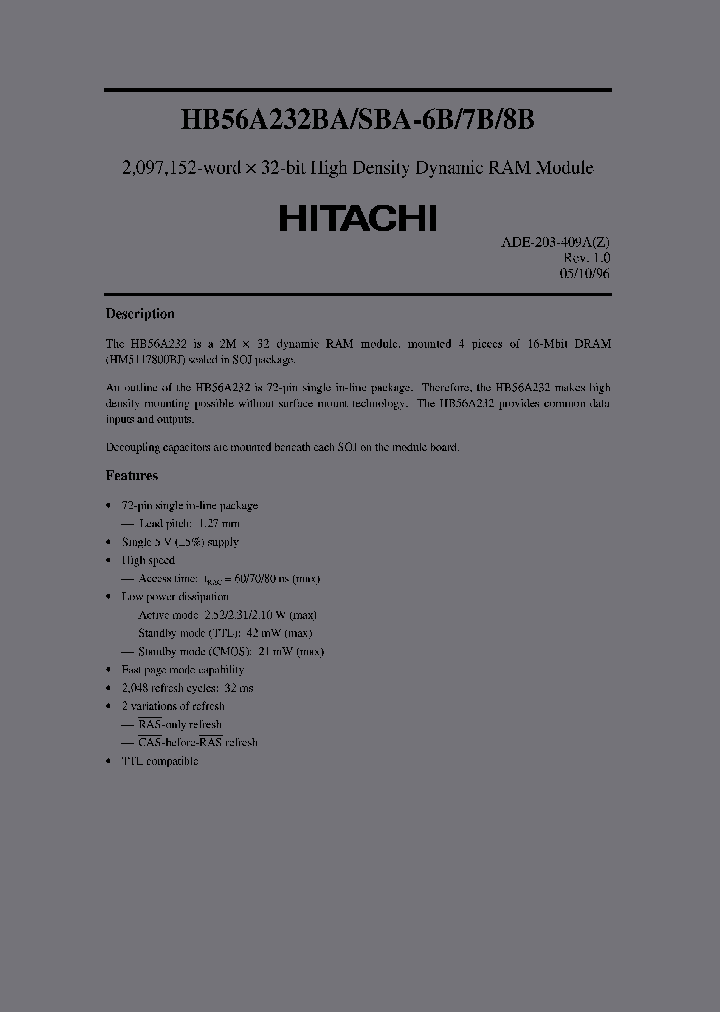 HB56A232BA-6B_2598582.PDF Datasheet