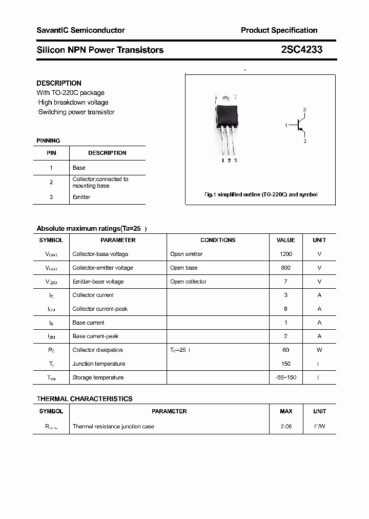 2SC4233_2600803.PDF Datasheet