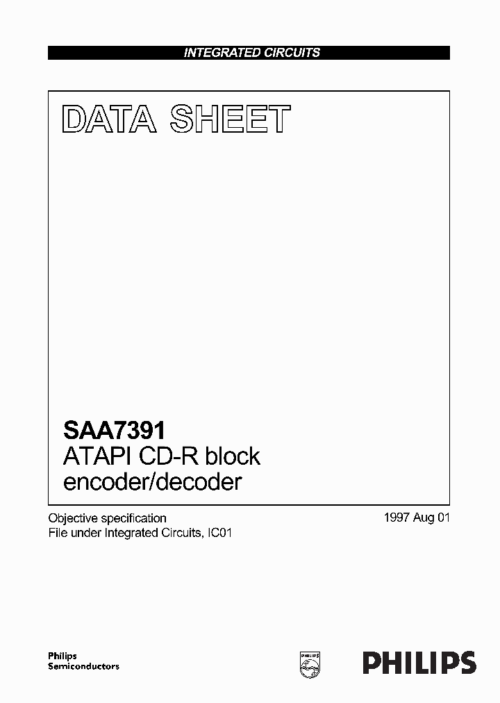 SAA7391_2601103.PDF Datasheet