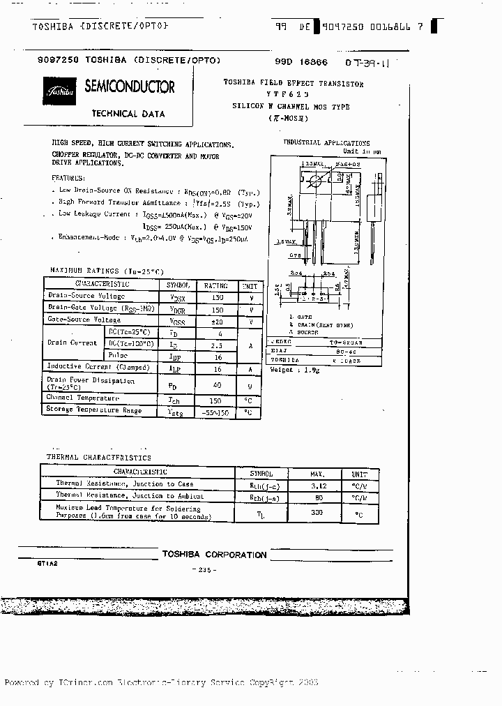 YTF623_2601007.PDF Datasheet