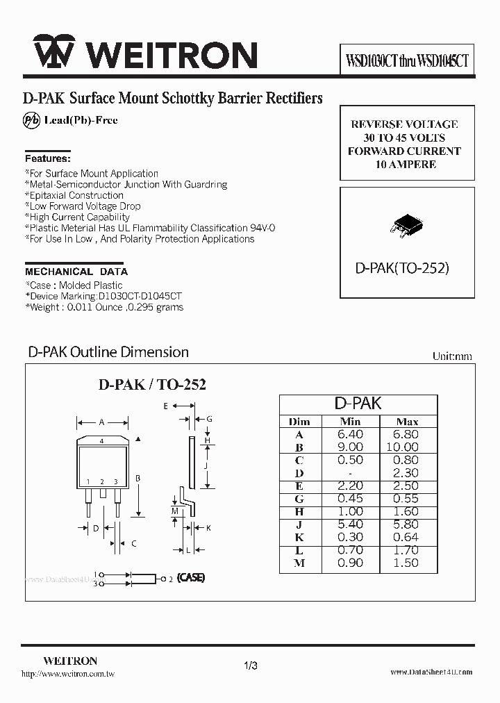 WSD1030CT_2604561.PDF Datasheet