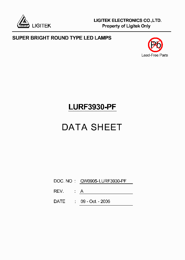LURF3930-PF_2614335.PDF Datasheet