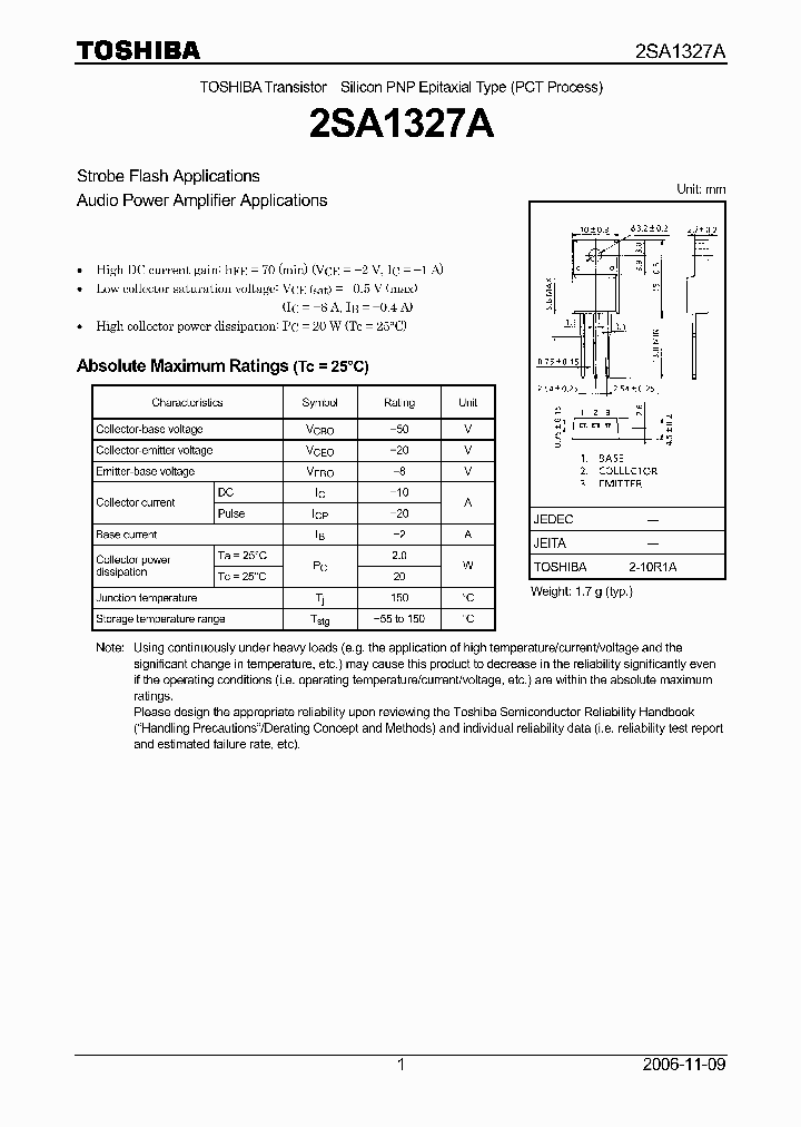 2SA1327A_2620202.PDF Datasheet