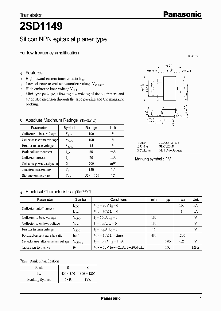 2SD1149S_2620470.PDF Datasheet