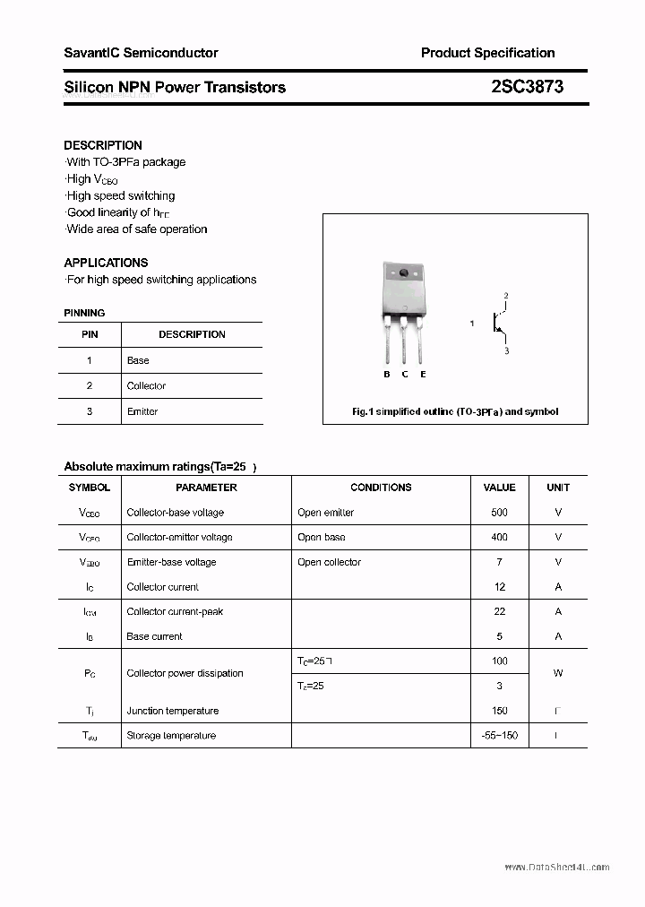 2SC3873_2620425.PDF Datasheet
