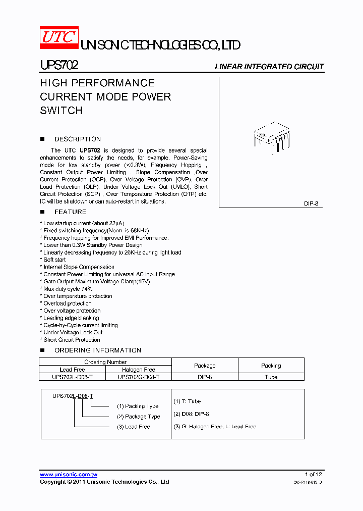 UPS702G-D08-T_2631104.PDF Datasheet