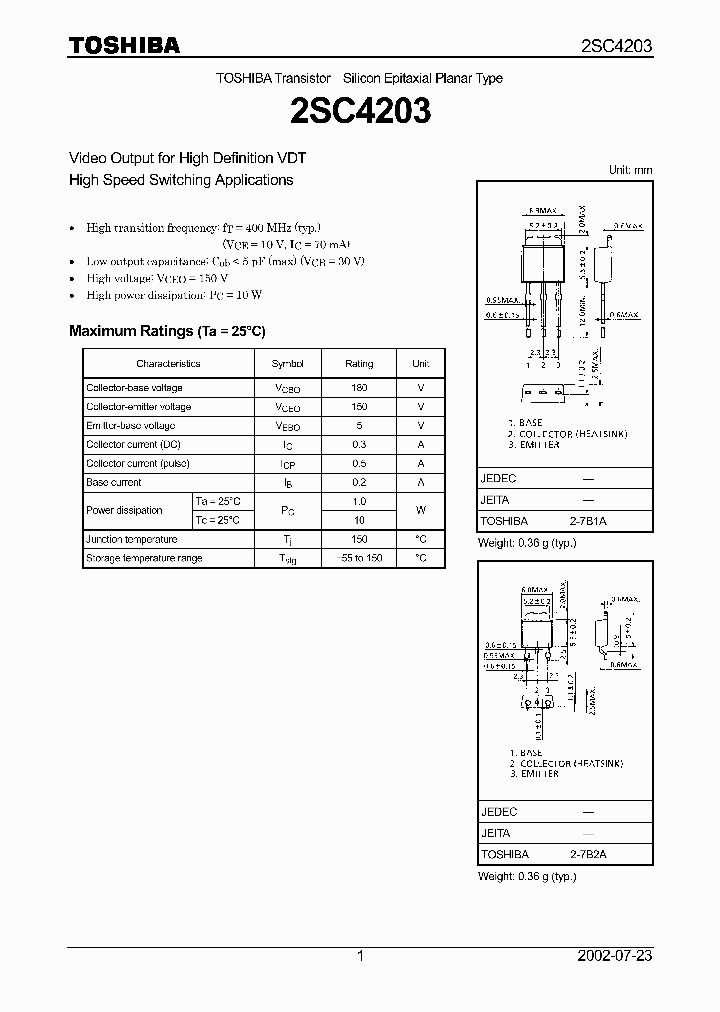 2SC4203SM_2642529.PDF Datasheet