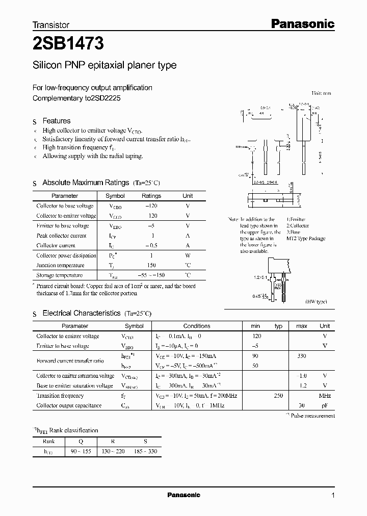 2SB1473_2643187.PDF Datasheet