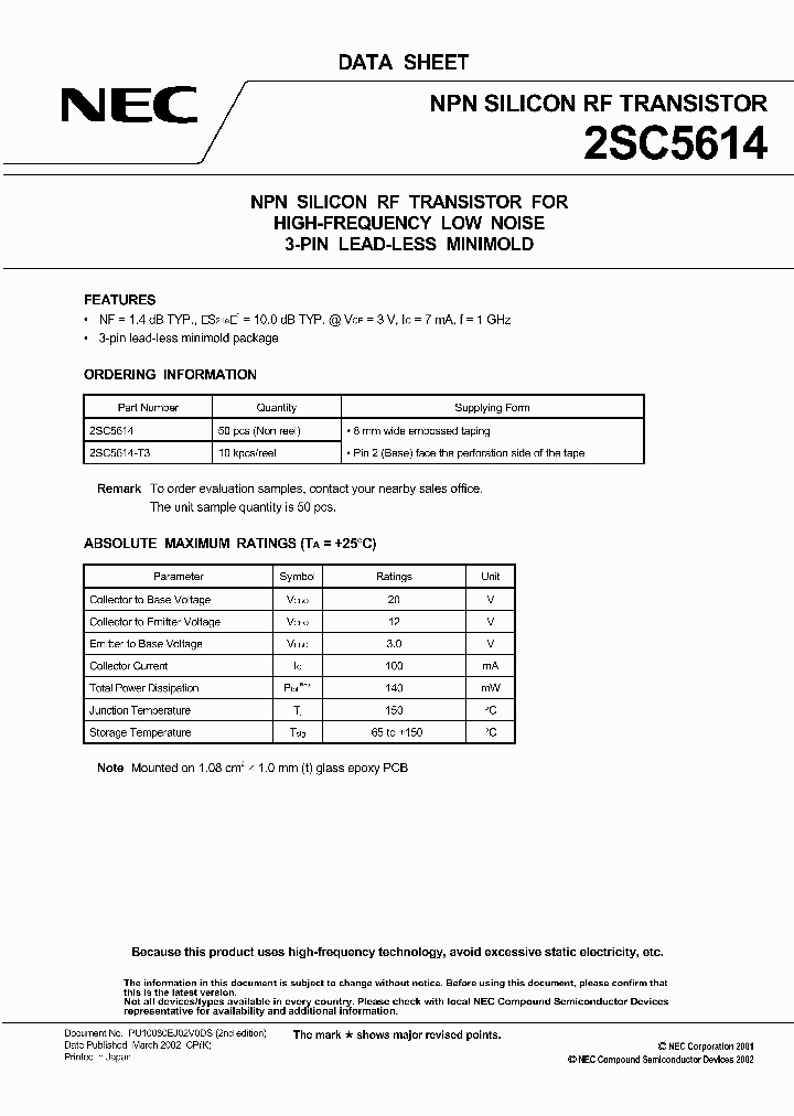 2SC5614NE856M13_2642646.PDF Datasheet